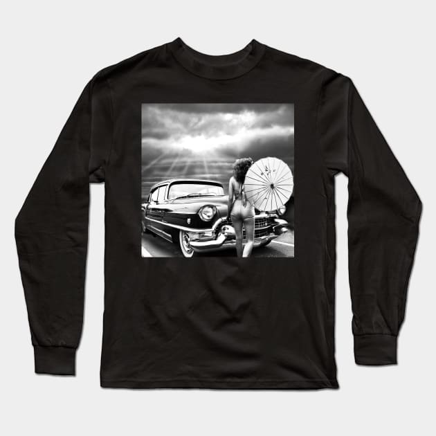 Queen of The Highway 2 Long Sleeve T-Shirt by Larry Butterworth